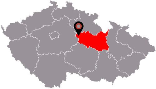 Mapa - Domov pro seniory Heřmanův městec - lokalizace v ČR